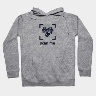 Scan the love QR Code Hoodie